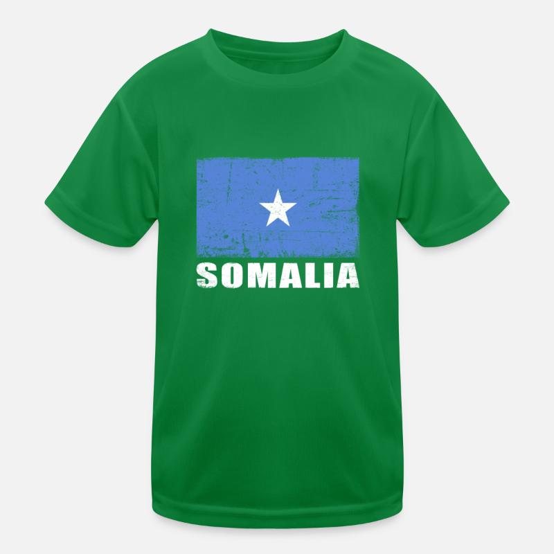 Somalie Drapeau Grunge Somalie Drapeau T-shirt sport Enfant