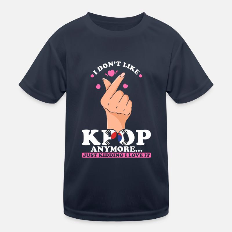 K-pop Ich Liebe K-pop Kinder Funktions-T-Shirt