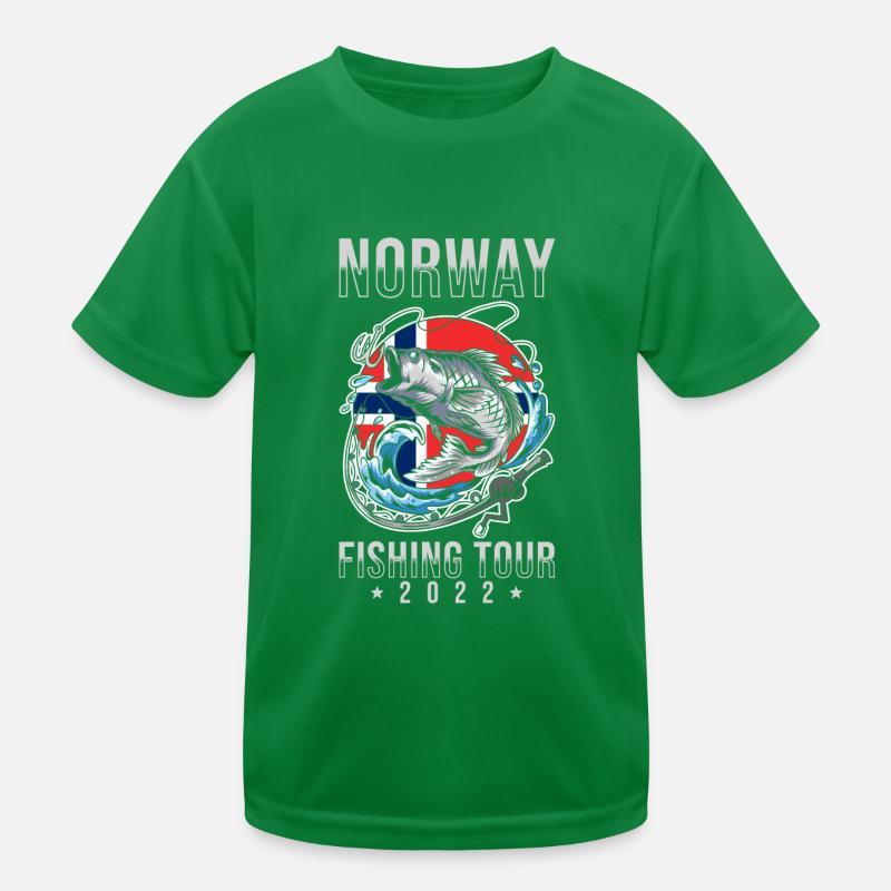 Circuit de pêche Norvège 2022 T-shirt sport Enfant