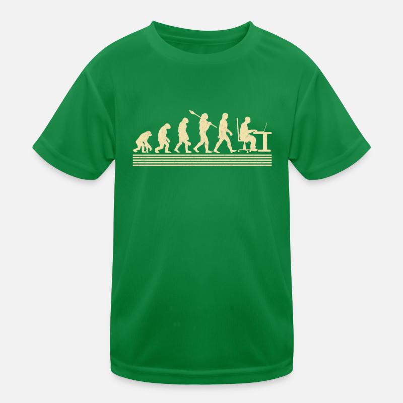 Software-developer-evolution Kids Functional T-Shirt