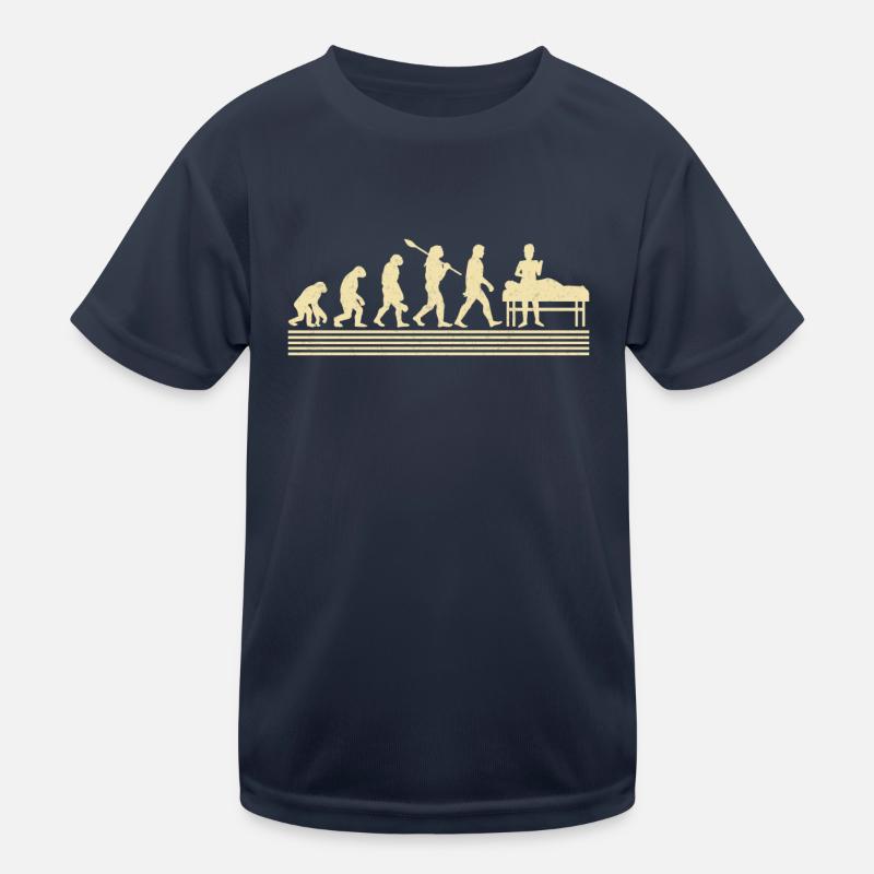 Evolution Des Physiotherapeuten Kinder Funktions-T-Shirt