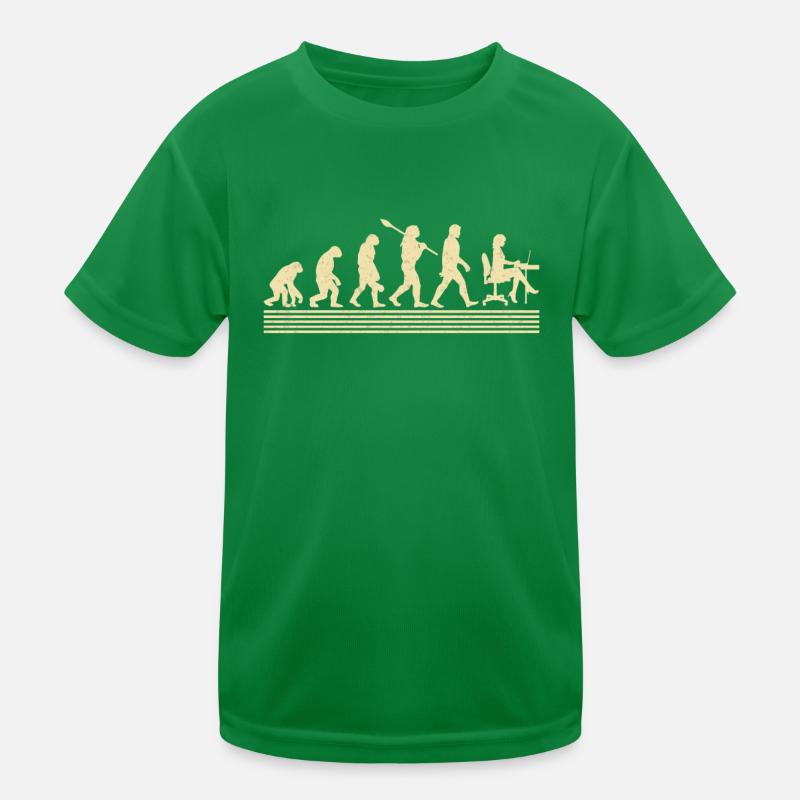 Buchhalter-evolution Kinder Funktions-T-Shirt