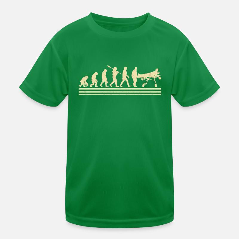 Sanitäter-evolution Kinder Funktions-T-Shirt