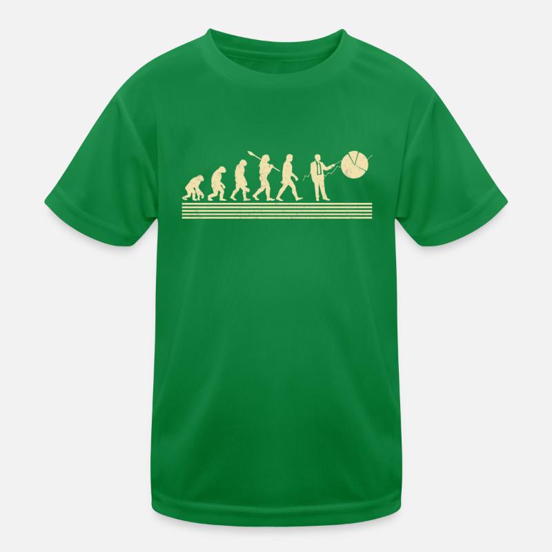 Evolution Des Finanzanalysten Kinder Funktions-T-Shirt