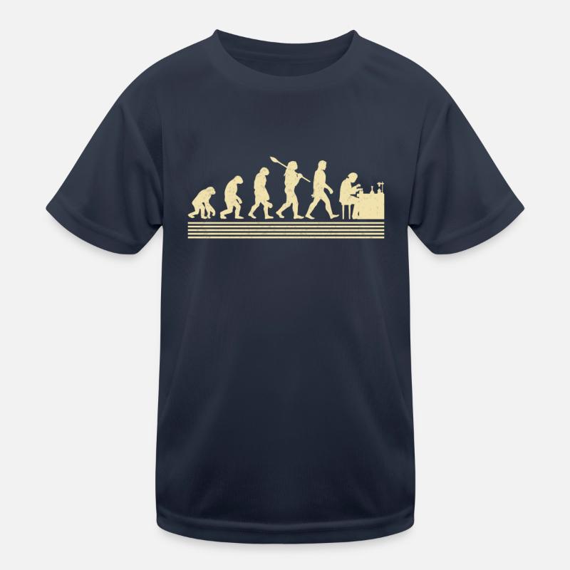 Chemiker-evolution Kinder Funktions-T-Shirt