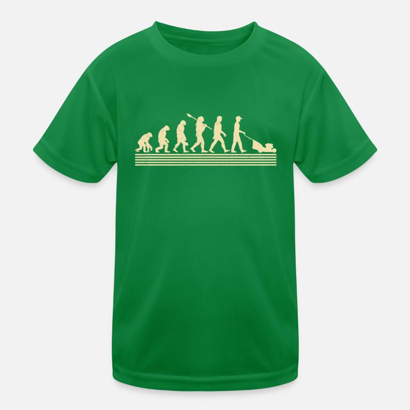 Gärtner-evolution Kinder Funktions-T-Shirt