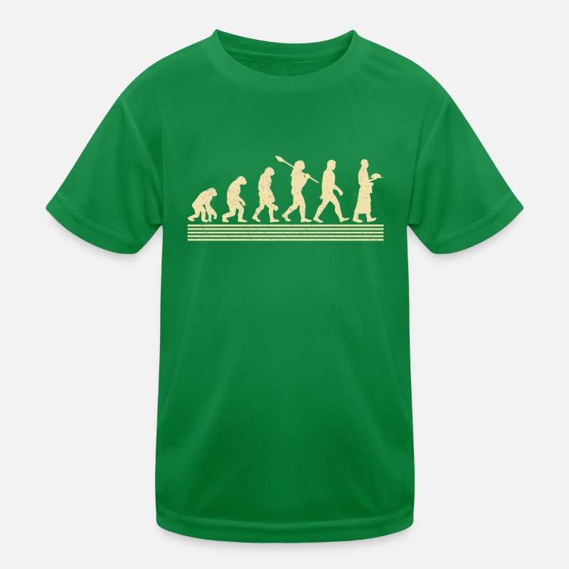 Kellner-evolution Kinder Funktions-T-Shirt