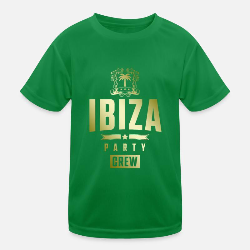 Ibiza Party Crew Kinder Funktions-T-Shirt
