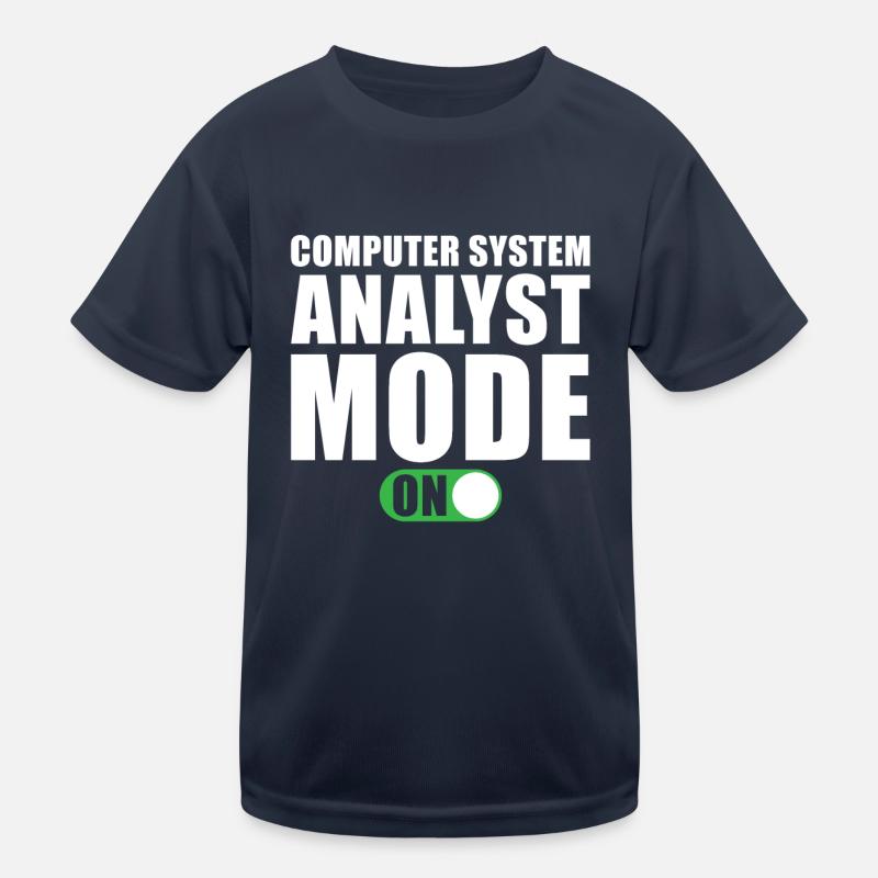 Computer System Analyst Geschenk Kinder Funktions-T-Shirt