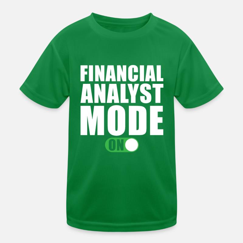 Mode Analyste financier activé T-shirt sport Enfant