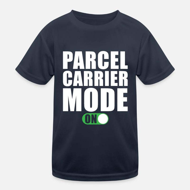 Parcel Delivery Mode One Parcel Carrier Deliverer Kids Functional T-Shirt