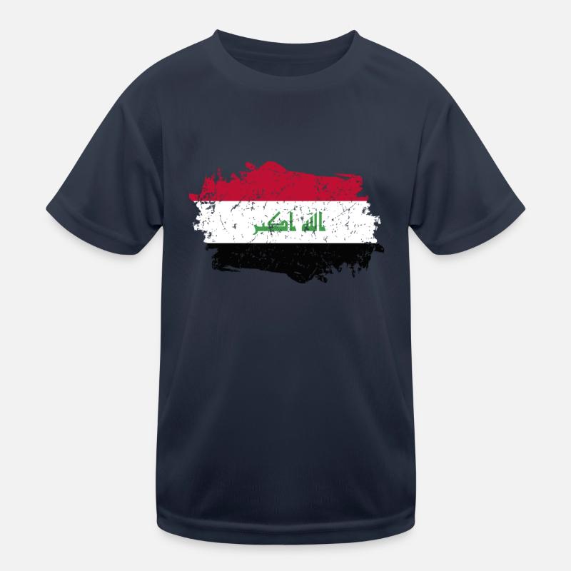 Ads Flag Grunge Ads Flag Kids Functional T-Shirt