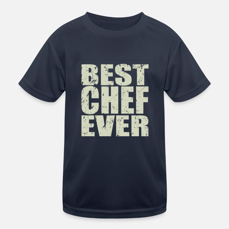 Meilleur chef de tous les temps Chef Gift T-shirt sport Enfant