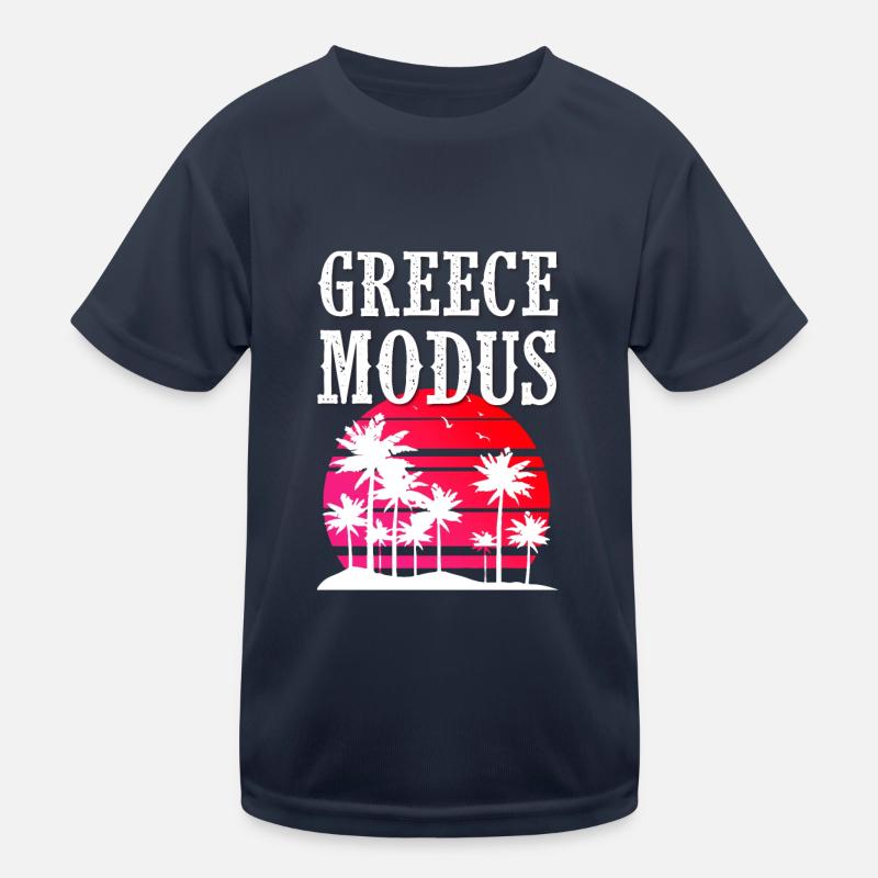 Greece Mode Kids Functional T-Shirt