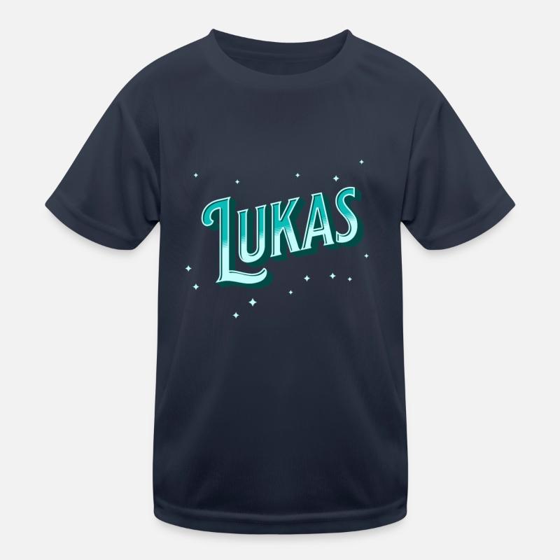 Lukas' name personalized Kids Functional T-Shirt