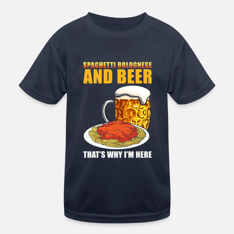 Spaghetti Bolognese Kinder Funktions-T-Shirt