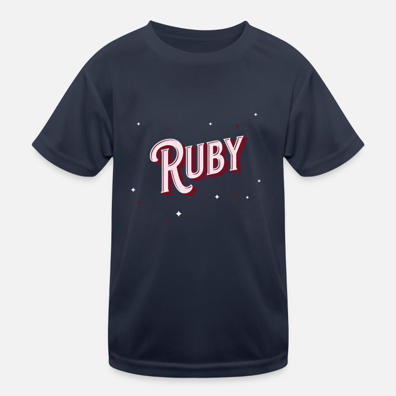 Ruby names personalized Kids Functional T-Shirt