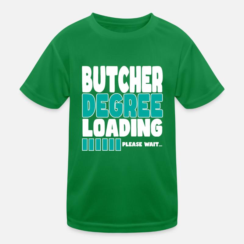 Metzger lädt Ausbildung Kinder Funktions-T-Shirt
