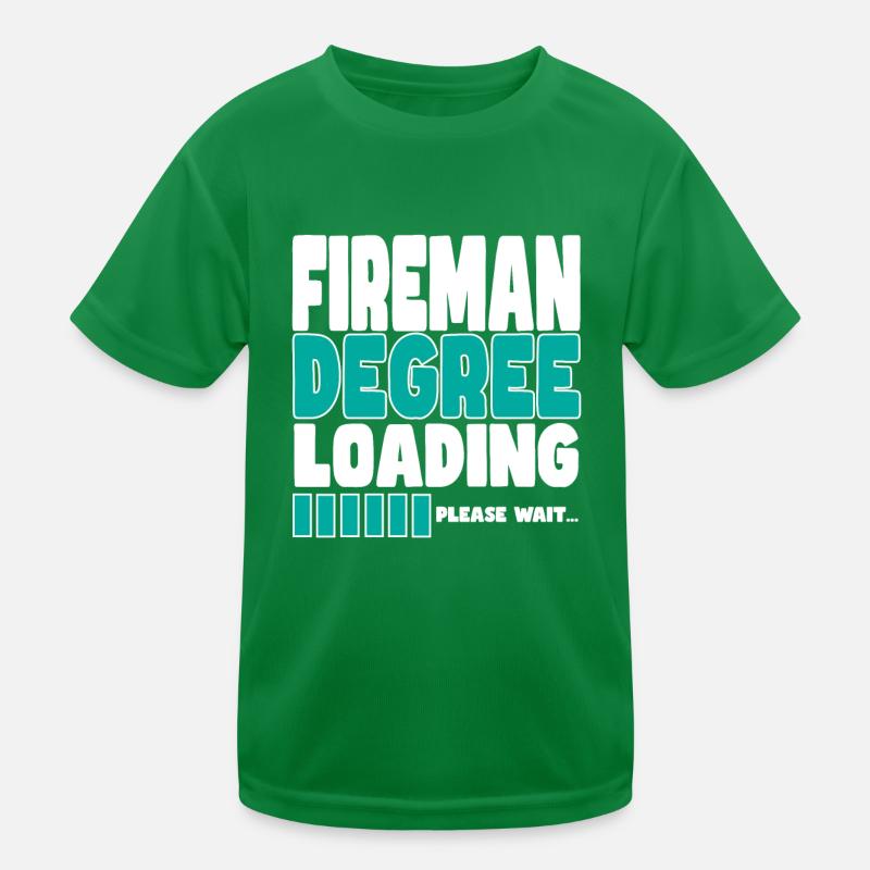 Firefighter invites training Kids Functional T-Shirt