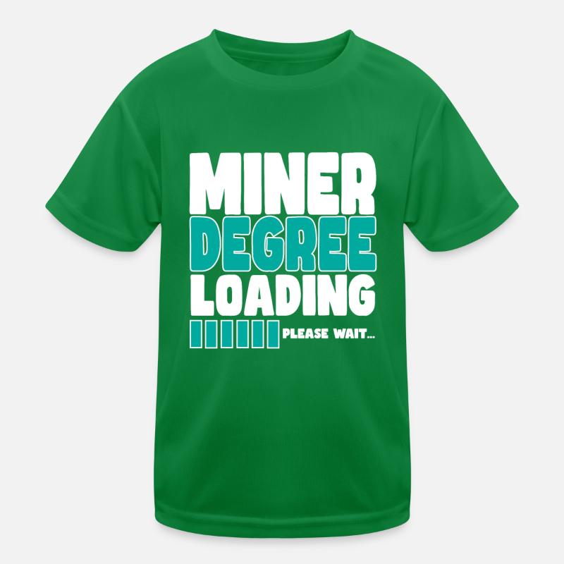 Miner invites training Kids Functional T-Shirt