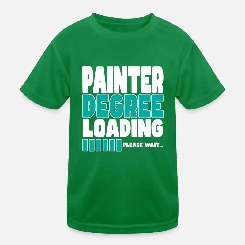 Painter invites training Kids Functional T-Shirt