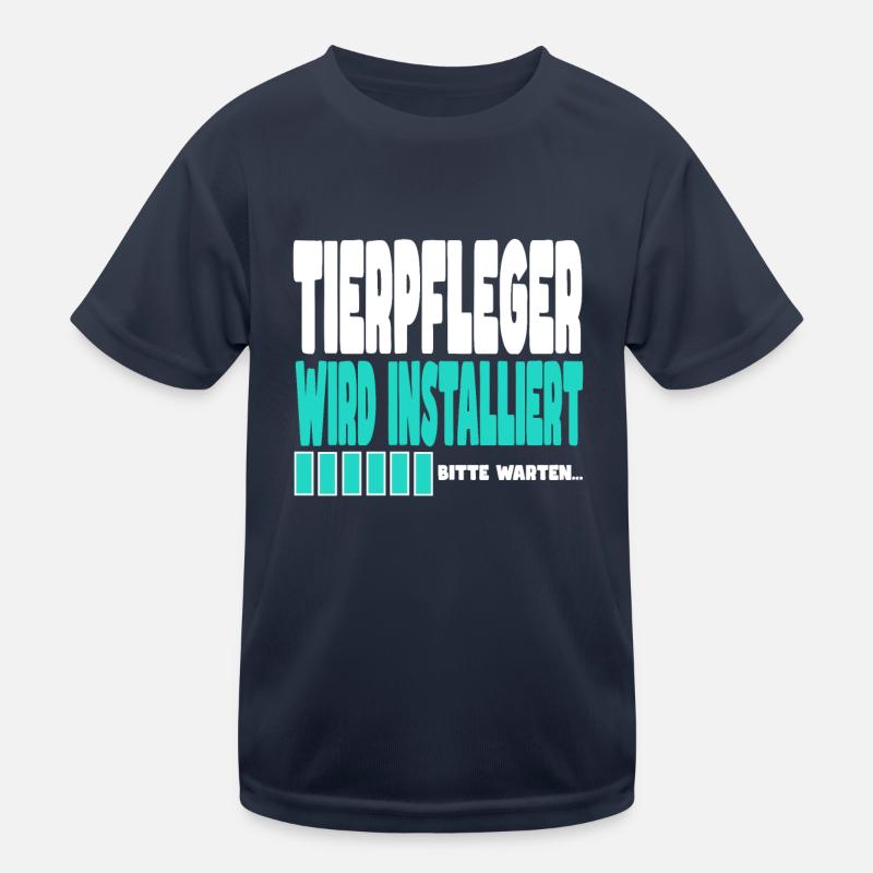 Tierpfleger wird installiert Kinder Funktions-T-Shirt