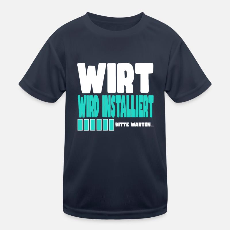 Wirt wird installiert Kinder Funktions-T-Shirt