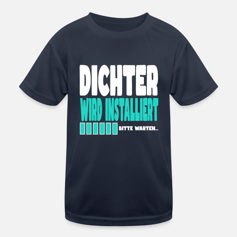 Dichter wird installiert Kinder Funktions-T-Shirt