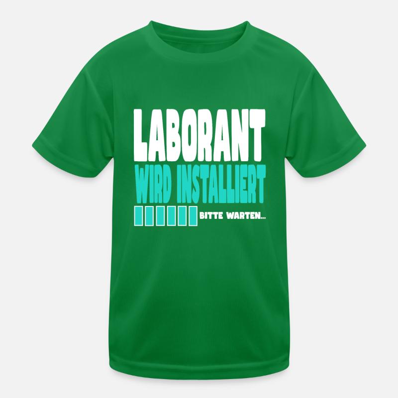 Laborant wird installiert Kinder Funktions-T-Shirt