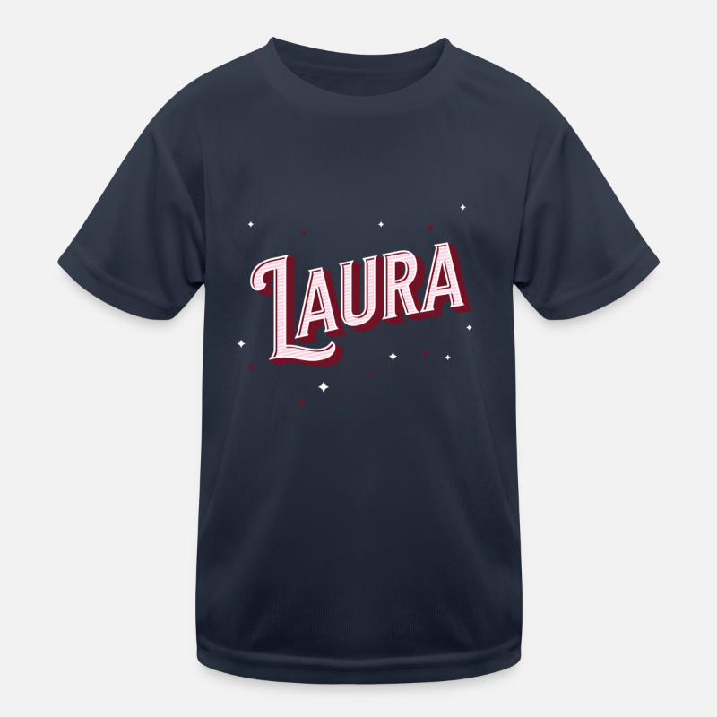 Laura name personalized Kids Functional T-Shirt