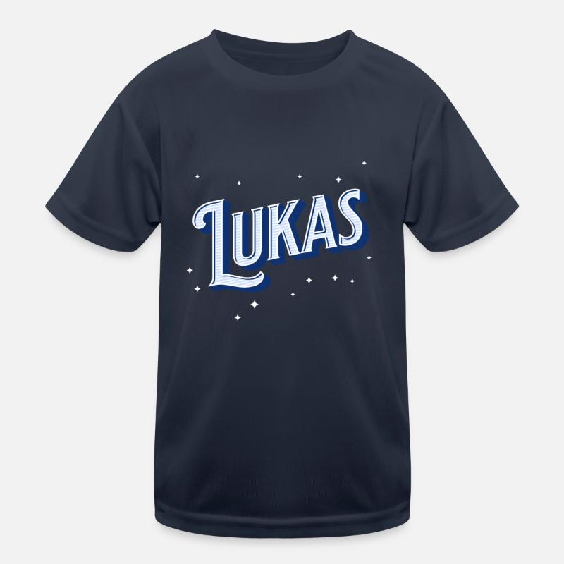 Lukas' name personalized Kids Functional T-Shirt