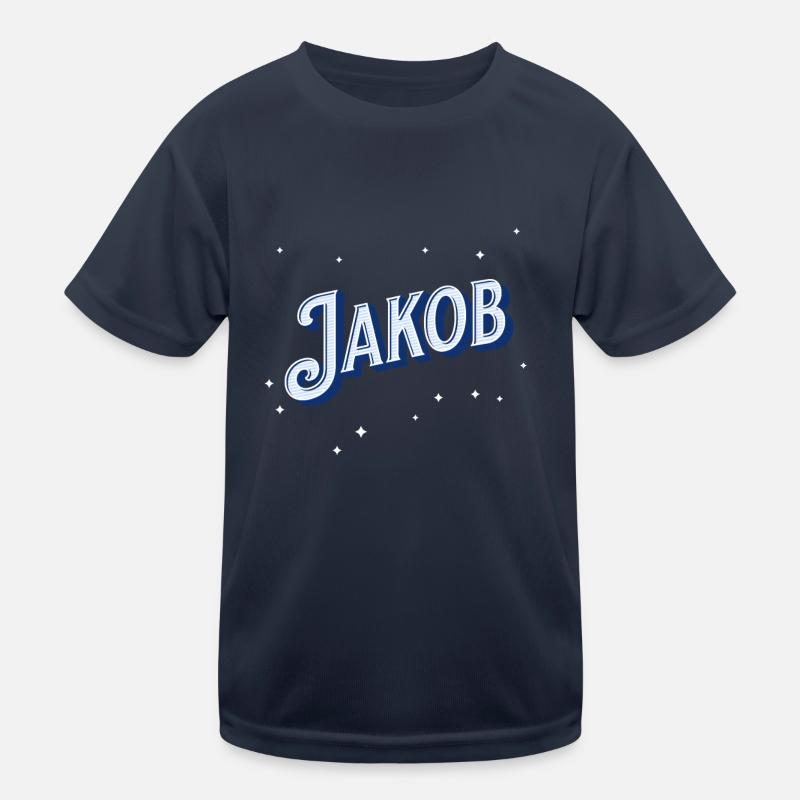 Jakob name personalized Kids Functional T-Shirt