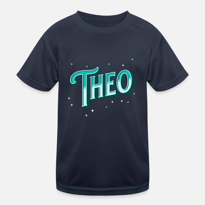 Theo name personalized Kids Functional T-Shirt