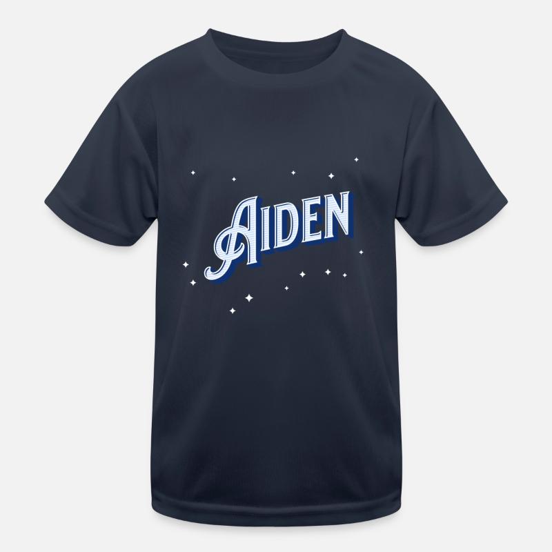 Aiden names personalized Kids Functional T-Shirt