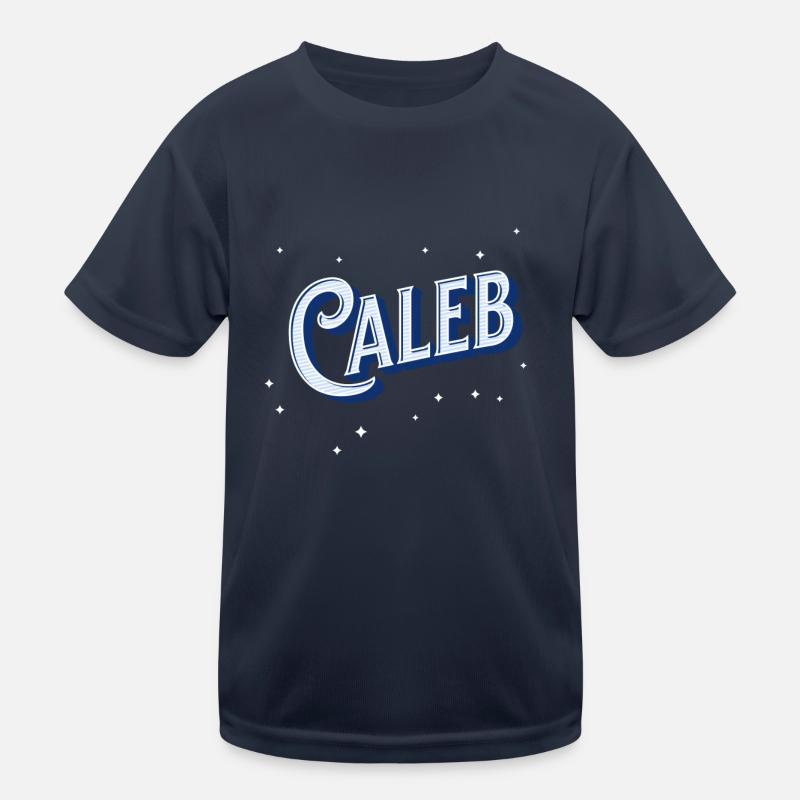 Nome Caleb personalizzato Maglietta sportiva per bambini