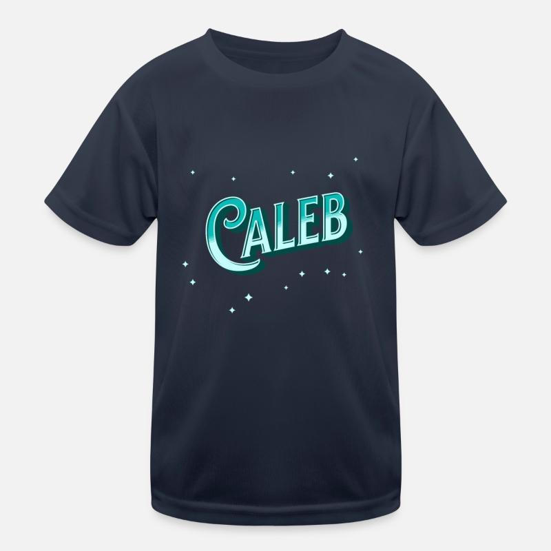 Caleb Namen personalisiert Kinder Funktions-T-Shirt