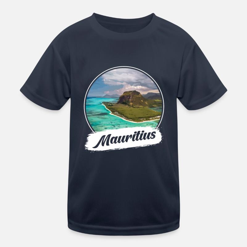Mauritius Souvenir Kids Functional T-Shirt