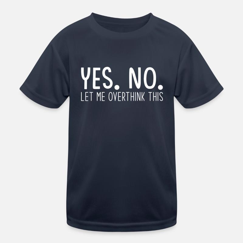 Overthinker Overthinking Kids Functional T-Shirt