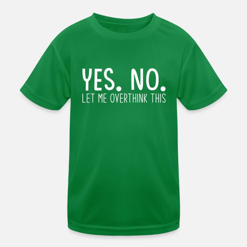 Overthinker Overthinking Kids Functional T-Shirt