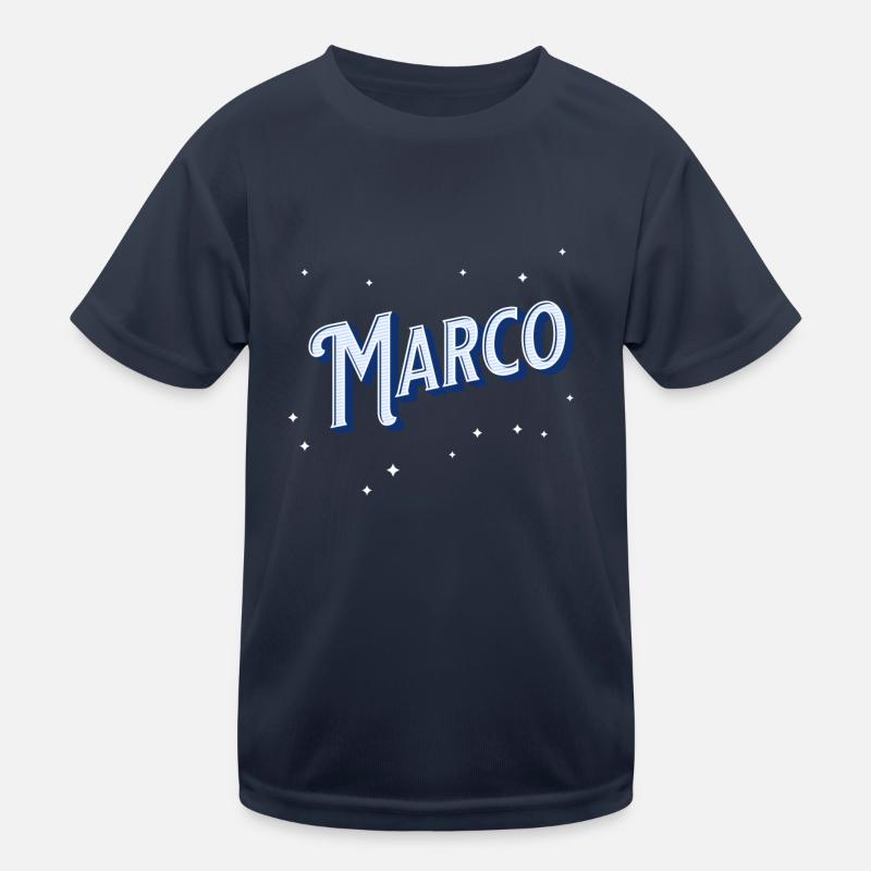 Marco name personalized Kids Functional T-Shirt