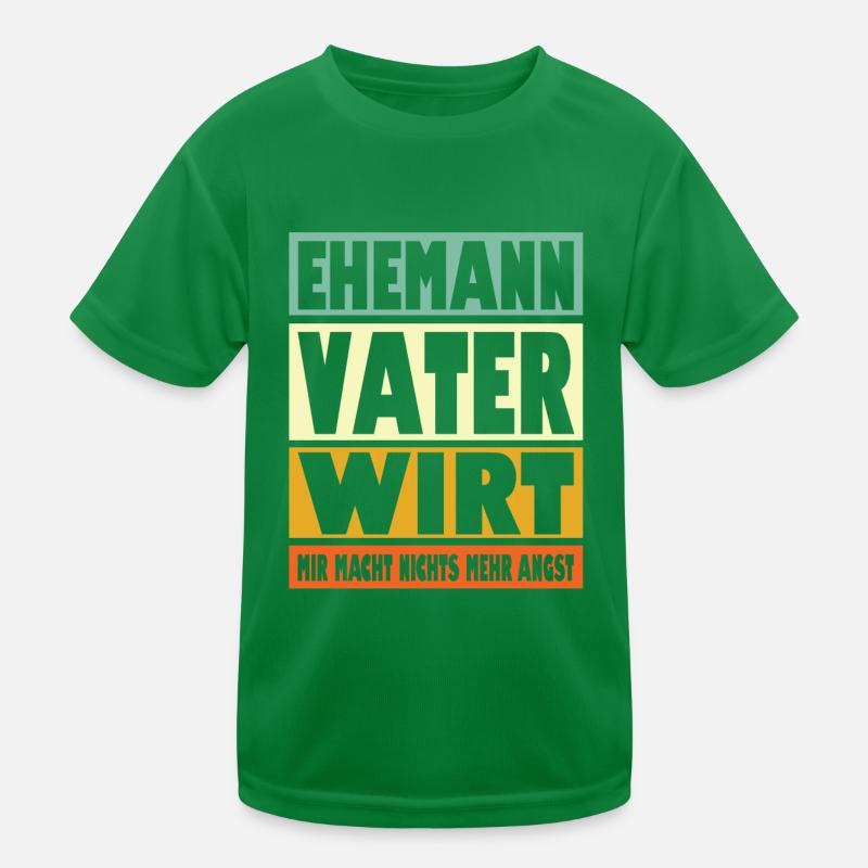 Wirt Vater Ehemann Held Kinder Funktions-T-Shirt