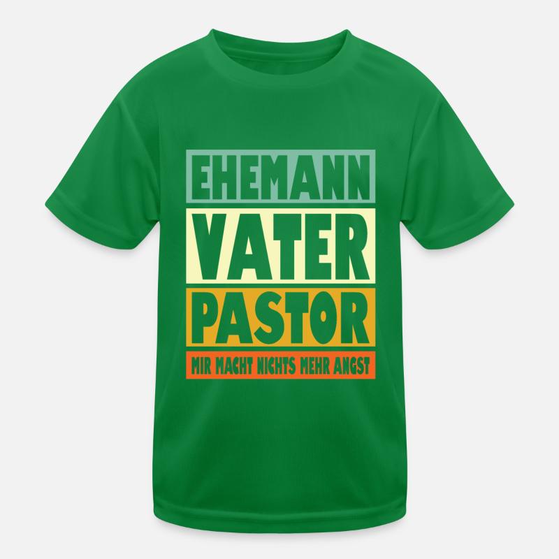 Pastor Vater Ehemann Held Kinder Funktions-T-Shirt