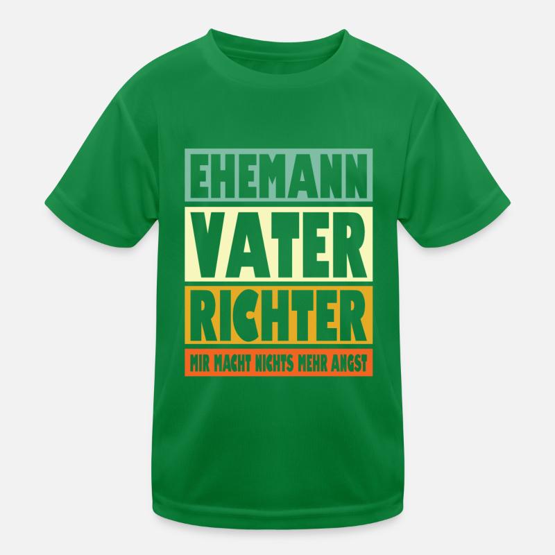 Richter Vater Ehemann Held Kinder Funktions-T-Shirt