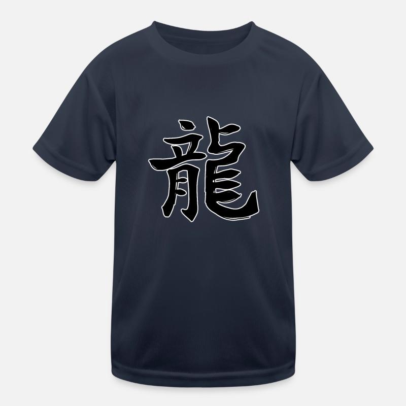 Drache Chinesisches Sternzeichen Kinder Funktions-T-Shirt