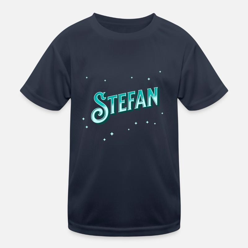 Stefan Name personalized Kids Functional T-Shirt