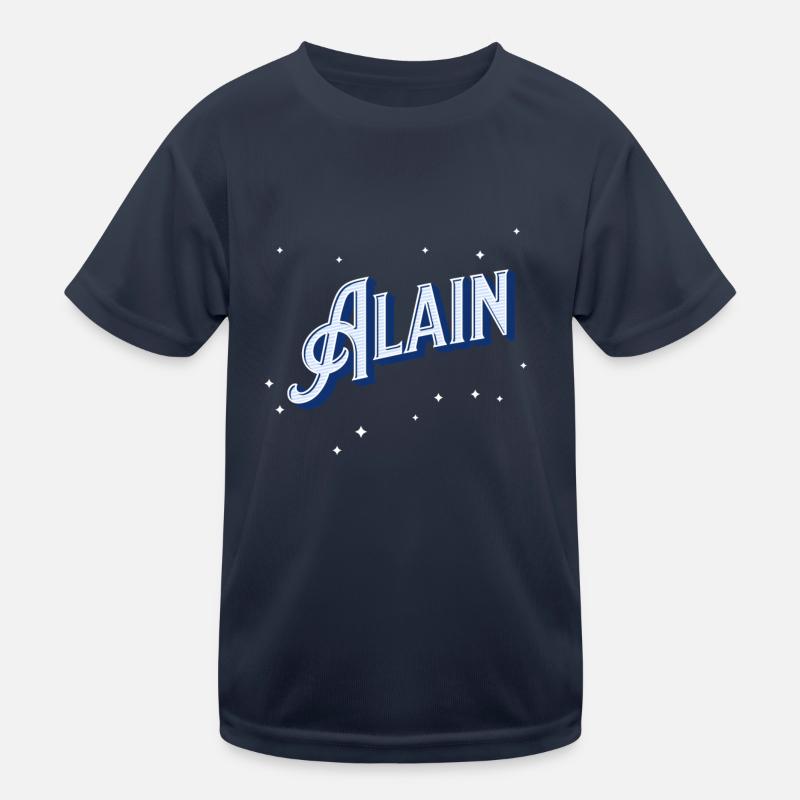 Alain names personalized Kids Functional T-Shirt