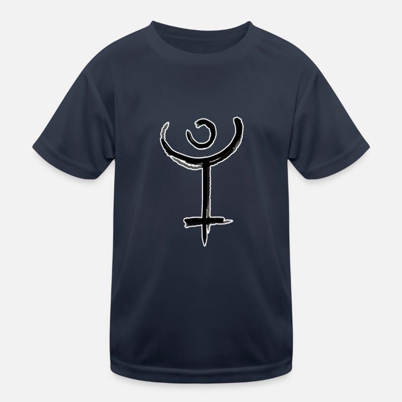 Symbole d’astrologie de Pluton T-shirt sport Enfant