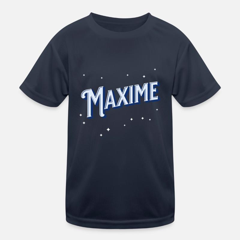 Maxime names personalized Kids Functional T-Shirt
