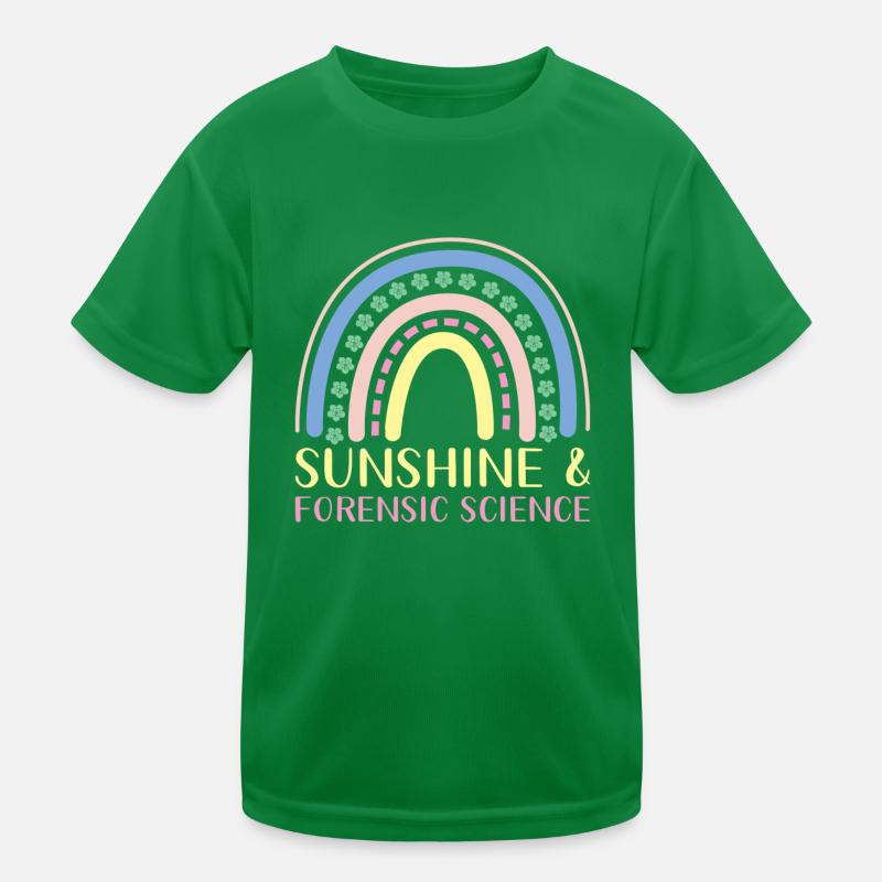 Forensic Science Kids Functional T-Shirt