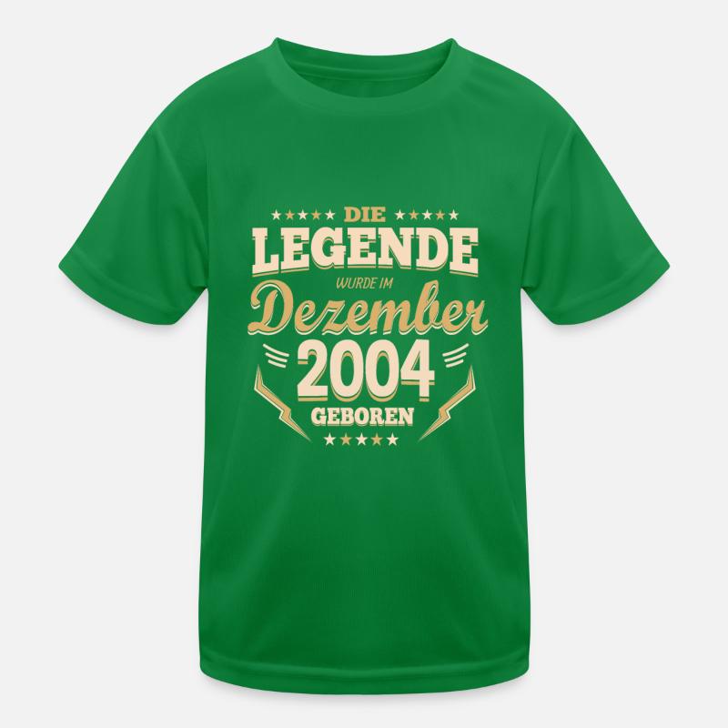Dezember 2004 Geburtstag Sprüche Kinder Funktions-T-Shirt